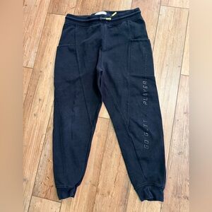Zara Black Drawstring Pants kids size 11-12 black joggers